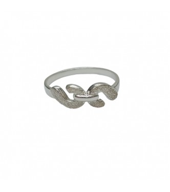R002477 Genuine Sterling Silver Minimalist Ring Solid Hallmarked 925 Handmade